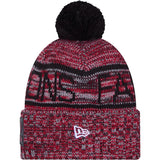 NFL Atlanta Falcons New Era 2025 Sideline Sport Knit Hat - Black
