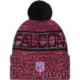 NFL Atlanta Falcons New Era 2025 Sideline Sport Knit Hat - Black