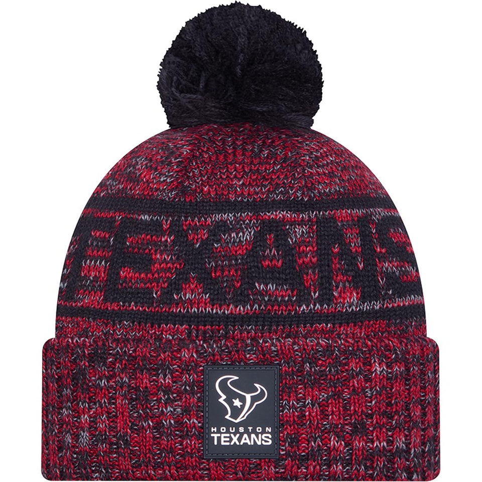 NFL Houston Texans New Era 2025 Sideline Sport Knit Hat - Navy