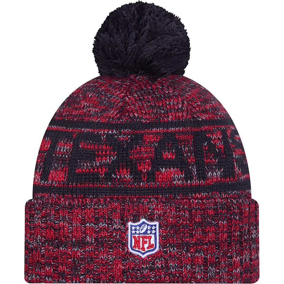 NFL Houston Texans New Era 2025 Sideline Sport Knit Hat - Navy