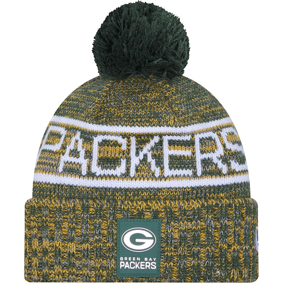 NFL Green Bay Packers New Era 2025 Sideline Sport Knit Hat - Green