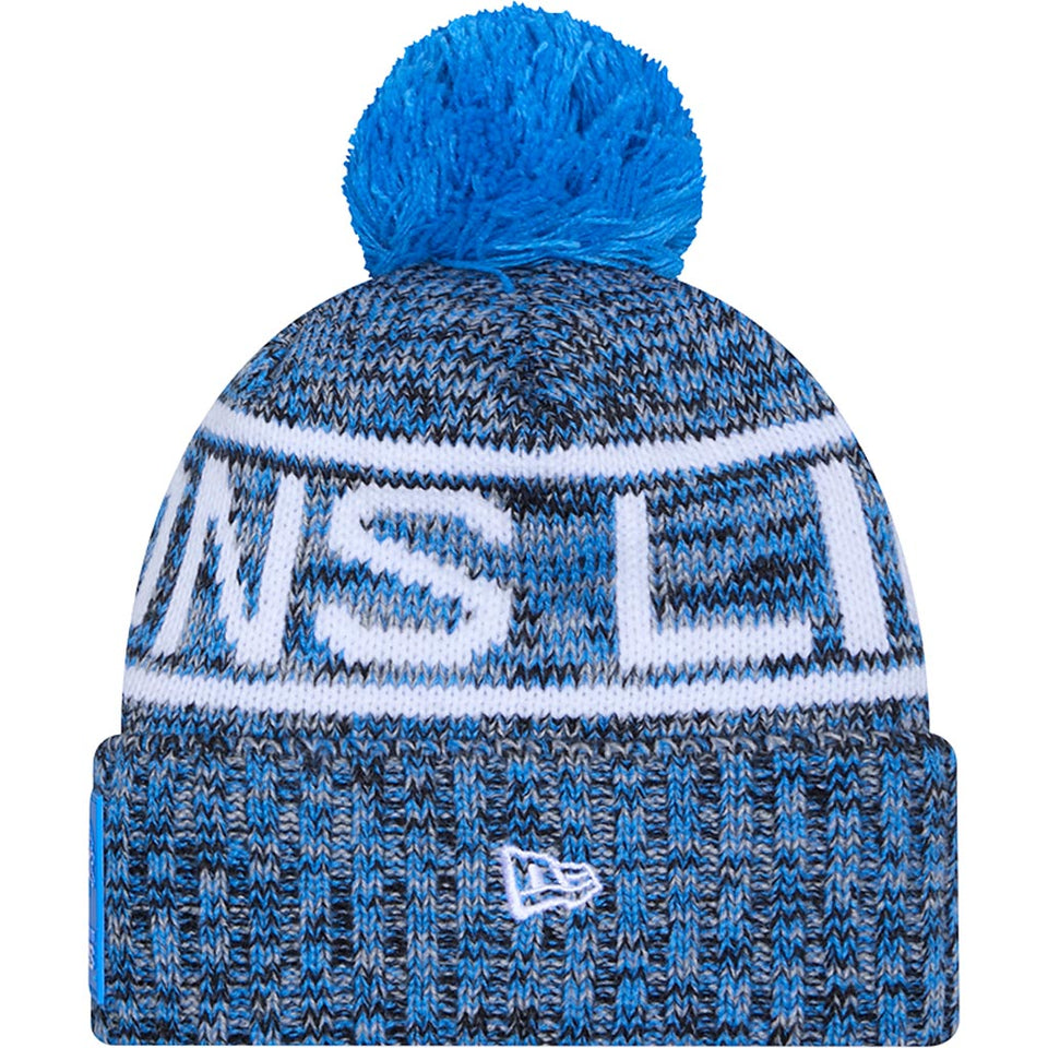 NFL Detroit Lions New Era 2025 Sideline Sport Knit Hat - Blue