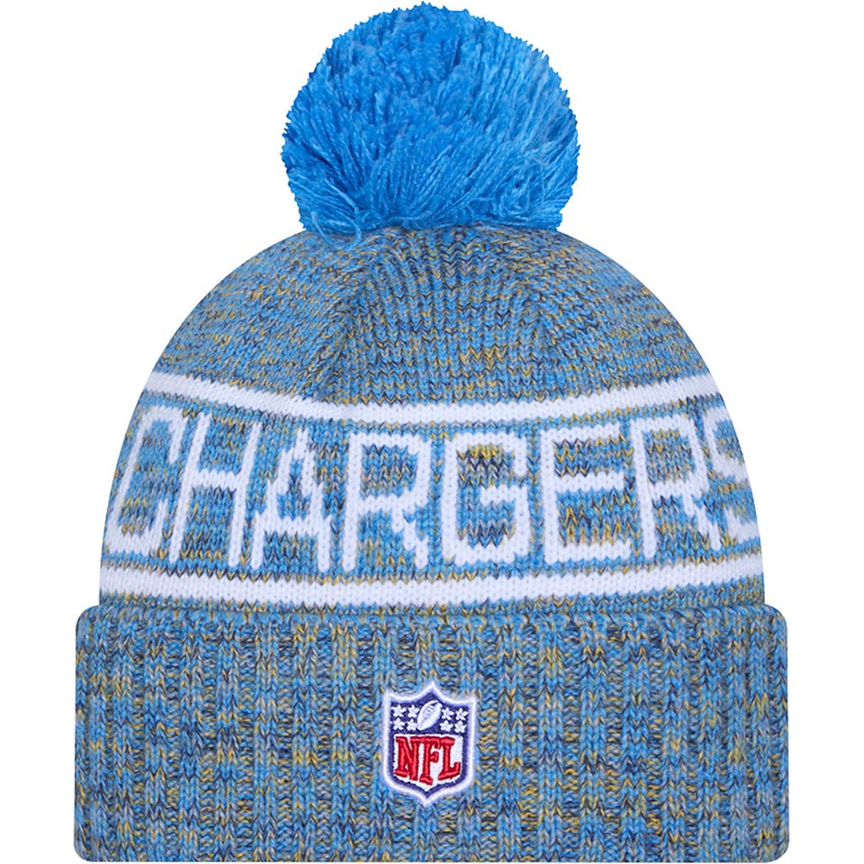 NFL Los Angeles Chargers New Era 2025 Sideline Sport Knit Hat - Blue