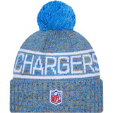 NFL Los Angeles Chargers New Era 2025 Sideline Sport Knit Hat - Blue