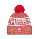 NFL Kansas City Chiefs New Era 2025 Sideline Sport Knit Hat - Red