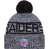 NFL Las Vegas Raiders New Era 2025 Sideline Sport Knit Hat - Black