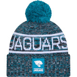 NFL Jacksonville Jaguars New Era 2025 Sideline Sport Knit Hat - Teal
