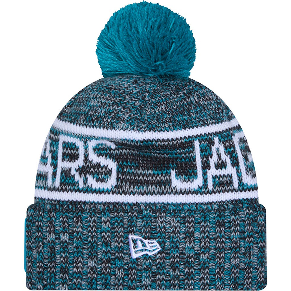 NFL Jacksonville Jaguars New Era 2025 Sideline Sport Knit Hat - Teal