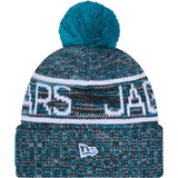 NFL Jacksonville Jaguars New Era 2025 Sideline Sport Knit Hat - Teal