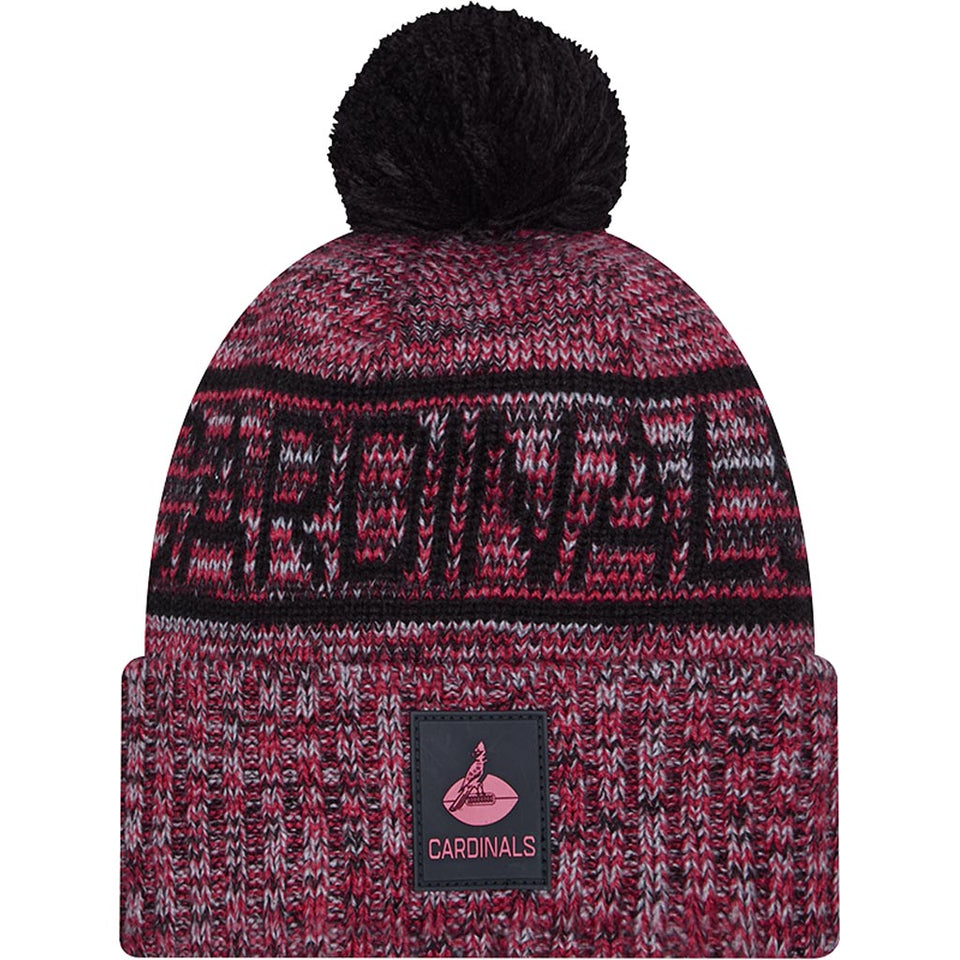 NFL Arizona Cardinals New Era Throwback 2025 Sideline Sport Knit Hat - Red