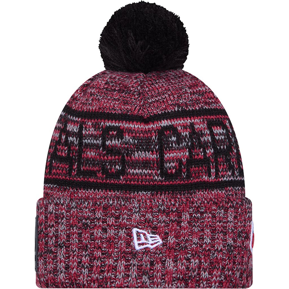 NFL Arizona Cardinals New Era Throwback 2025 Sideline Sport Knit Hat - Red
