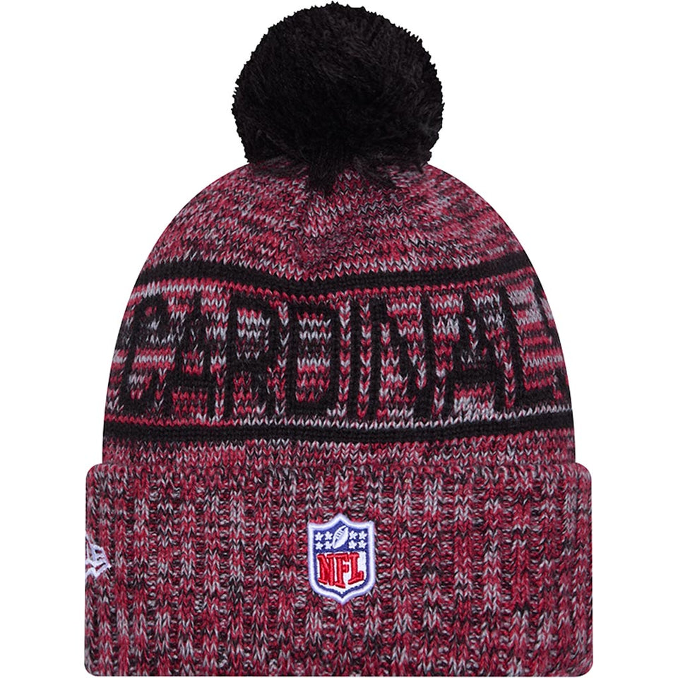 NFL Arizona Cardinals New Era Throwback 2025 Sideline Sport Knit Hat - Red