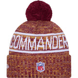 NFL Washington Commanders New Era 2025 Sideline Sport Knit Hat - Maroon