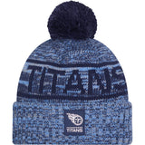 NFL Tennessee Titans New Era 2025 Sideline Sport Knit Hat - Navy