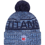 NFL Tennessee Titans New Era 2025 Sideline Sport Knit Hat - Navy