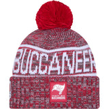 NFL Tampa Bay Buccaneers New Era 2025 Sideline Sport Knit Hat - Red