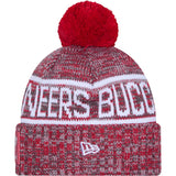 NFL Tampa Bay Buccaneers New Era 2025 Sideline Sport Knit Hat - Red