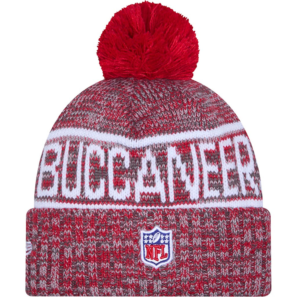NFL Tampa Bay Buccaneers New Era 2025 Sideline Sport Knit Hat - Red