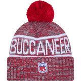 NFL Tampa Bay Buccaneers New Era 2025 Sideline Sport Knit Hat - Red