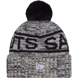 NFL New Orleans Saints New Era 2025 Sideline Sport Knit Hat - Black