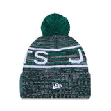NFL New York Jets New Era 2025 Sideline Sport Knit Hat - Green