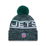 NFL New York Jets New Era 2025 Sideline Sport Knit Hat - Green