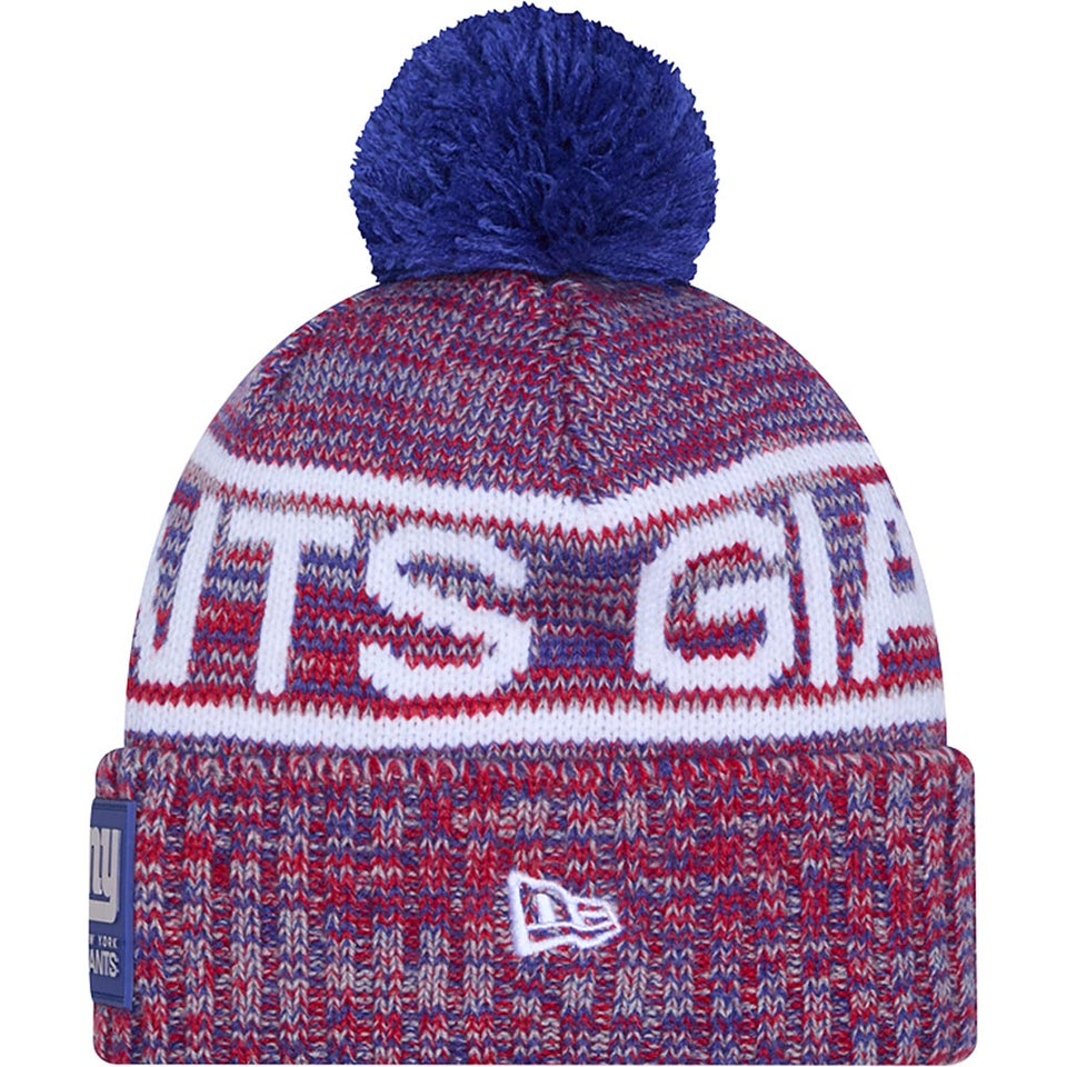 NFL New York Giants New Era 2025 Sideline Sport Knit Hat - Blue