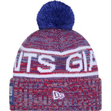NFL New York Giants New Era 2025 Sideline Sport Knit Hat - Blue
