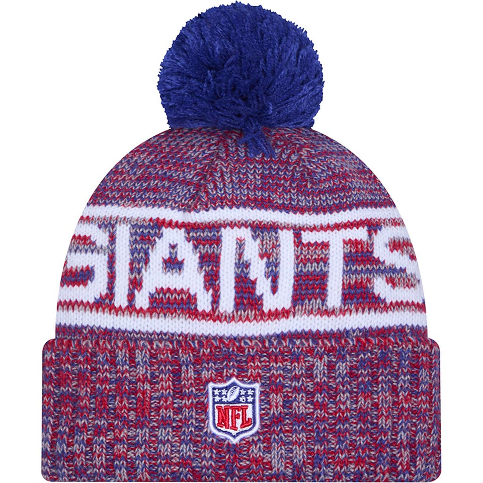 NFL New York Giants New Era 2025 Sideline Sport Knit Hat - Blue