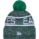 NFL Philadelphia Eagles New Era Throwback 2025 Sideline Sport Knit Hat - Green