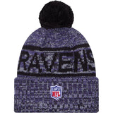 NFL Baltimore Ravens New Era 2025 Sideline Sport Knit Hat - Black
