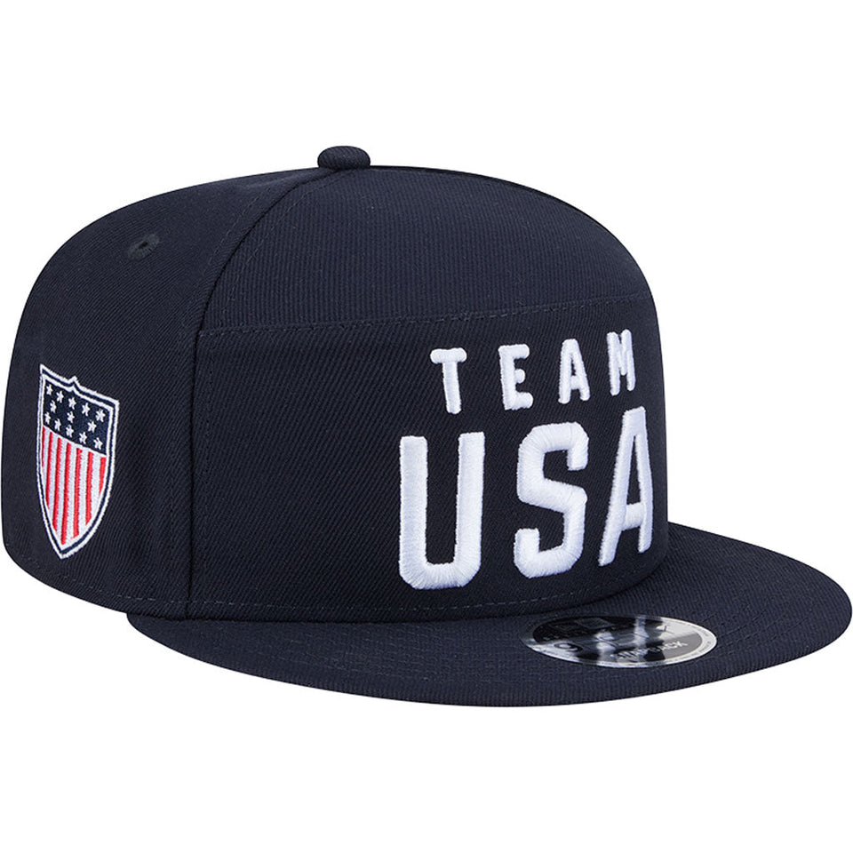2026 Olympics Team USA New Era Split Panel 950 Hat - Navy