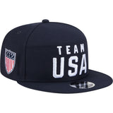 2026 Olympics Team USA New Era Split Panel 950 Hat - Navy