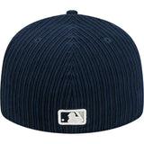 MLB New York Yankees New Era Chenille Pop 59FIFTY Fitted Hat - Navy