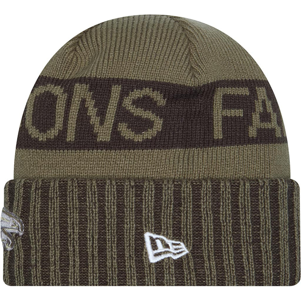 NFL Atlanta Falcons New Era 2025 Salute to Service Knit Hat - Green