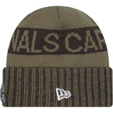 NFL Arizona Cardinals New Era 2025 Salute to Service Knit Hat - Green