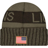 NFL Detroit Lions New Era 2025 Salute to Service Knit Hat - Green