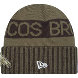 NFL Denver Broncos New Era 2025 Salute to Service Knit Hat - Green