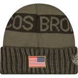 NFL Denver Broncos New Era 2025 Salute to Service Knit Hat - Green