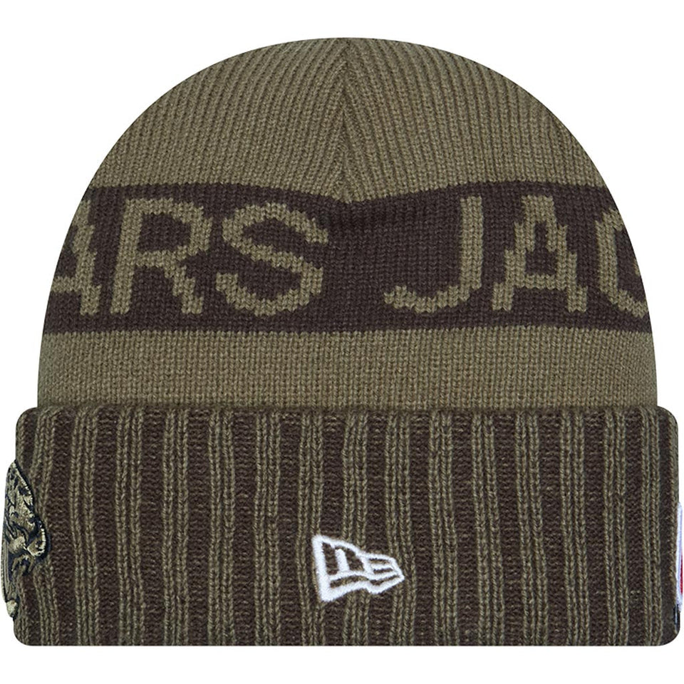 NFL Jacksonville Jaguars New Era 2025 Salute to Service Knit Hat - Green