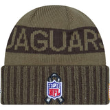 NFL Jacksonville Jaguars New Era 2025 Salute to Service Knit Hat - Green