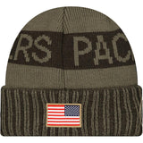 NFL Green Bay Packers New Era 2025 Salute to Service Knit Hat - Green