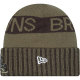 NFL Cleveland Browns New Era 2025 Salute to Service Knit Hat - Green