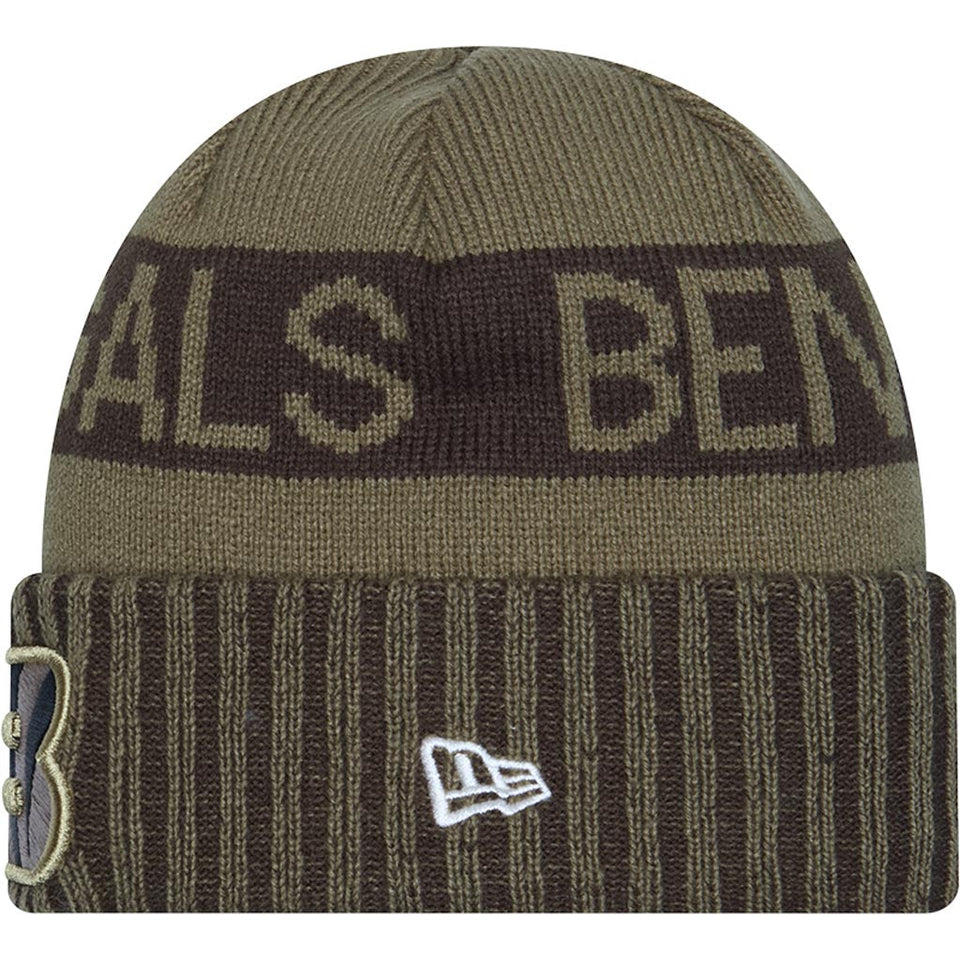 NFL Cincinnati Bengals New Era 2025 Salute to Service Knit Hat - Green