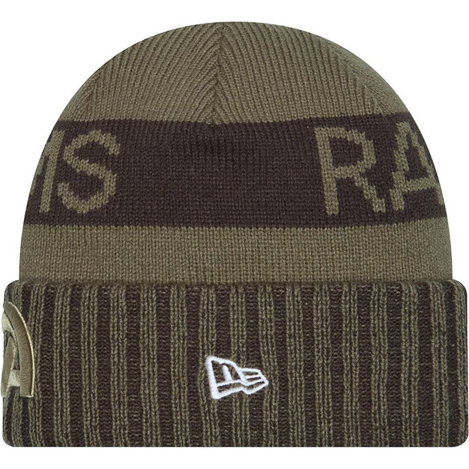 NFL Los Angeles Rams New Era 2025 Salute to Service Knit Hat - Green