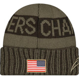 NFL Los Angeles Chargers New Era 2025 Salute to Service Knit Hat - Green