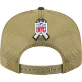 NFL Kansas City Chiefs New Era 2025 Salute to Service 9FIFTY Split Panel Snapback Hat - Green