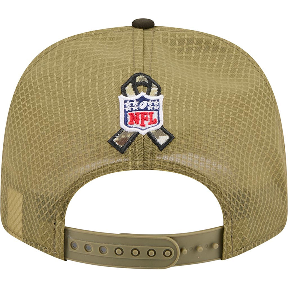 NFL Green Bay Packers New Era 2025 Salute to Service 9SEVENTY Stretch-Snapback Hat - Green