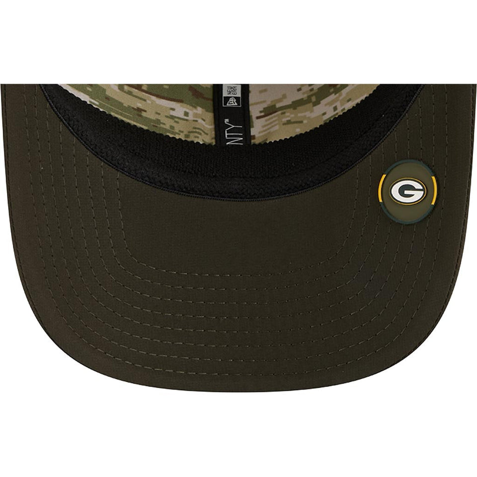 NFL Green Bay Packers New Era 2025 Salute to Service 9SEVENTY Stretch-Snapback Hat - Green