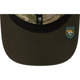 NFL Jacksonville Jaguars New Era 2025 Salute to Service 9SEVENTY Stretch-Snapback Hat - Green
